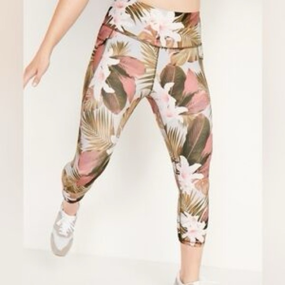 Old Navy Floral Print Women's Leggings Size S